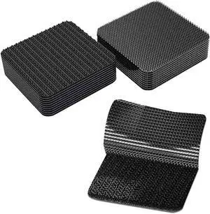 10 PCS Hook and Loop Mounting Strips with Adhesive, 2"×2" Heavy Duty Tape Strip, Multi-Purpose Carpet Rug Fastener Mounting Tape for Power Strip, Car Sun Visor, Floor Mat 10 PCS Hook and Loop Mounting Strips with Adhesive, 2"×2" Heavy Duty Tape Strip, Multi-Purpose Carpet Rug Fastener Mounting Tape for Power Strip, Car Sun Visor, Floor Mat