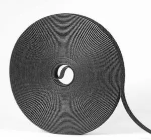1/2in x 50ft Hook and Loop Roll Black Straps Ties for Cable Management | Reusable Cable Ties,Heavy Duty Strap,Cut to Length Rolls 1/2in x 50ft Hook and Loop Roll Black Straps Ties for Cable Management | Reusable Cable Ties,Heavy Duty Strap,Cut to Length Rolls