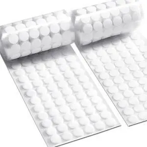 1000 Pcs (500 Pairs) 0.59inch Diameter Hook and Loop Fastener Self Adhesive Round Circle Sticky Sticker Dots for Arts and Crafts School Classroom Home and Office Use, White 1000 Pcs (500 Pairs) 0.59inch Diameter Hook and Loop Fastener Self Adhesive Round Circle Sticky Sticker Dots for Arts and Crafts School Classroom Home and Office Use, White