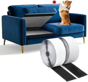 2 Inch x 20 Feet Black Heavy Duty Hook and Loop Tape Adhesive, Couch Cushions Grip, Anti-Slip Carpet Securing Tape for DIY Crafts, Automotive Use, Picture Frame Hanging 2 Inch x 20 Feet Black Heavy Duty Hook and Loop Tape Adhesive, Couch Cushions Grip, Anti-Slip Carpet Securing Tape for DIY Crafts, Automotive Use, Picture Frame Hanging