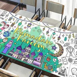 Ramadan Coloring Poster Large Ramadan Kareem Coloring Tablecloth Crafts Paper Tablecloth for Home DIY Drawing Games Party Supplies 30 x 72 Inch Ramadan Coloring Poster Large Ramadan Kareem Coloring Tablecloth Crafts Paper Tablecloth for Home DIY Drawing Games Party Supplies 30 x 72 Inch