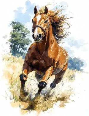 Paint by Numbers Kit for Adults, Running Horse Painting, 16 x 20 Inch | DIY Adult Paint by Number Kit on Canvas for Beginners, without Frame, Horse Wall Decor, Stress Relief Craft Gift Paint by Numbers Kit for Adults, Running Horse Painting, 16 x 20 Inch | DIY Adult Paint by Number Kit on Canvas for Beginners, without Frame, Horse Wall Decor, Stress Relief Craft Gift