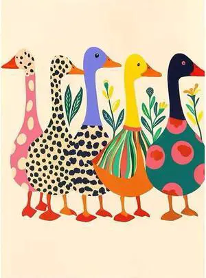 Duck Paint by Numbers Kits for Adult,Colorful Duck Paint by Numbers Kit for Adults Beginners, DIY Animal Acrylic Painting on Canvas for Adult, Home Wall Decor 16 x 20 inch Duck Paint by Numbers Kits for Adult,Colorful Duck Paint by Numbers Kit for Adults Beginners, DIY Animal Acrylic Painting on Canvas for Adult, Home Wall Decor 16 x 20 inch