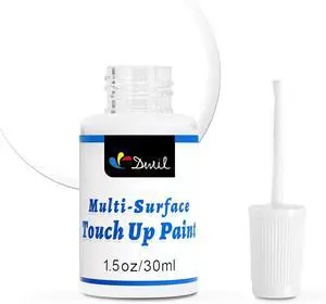 White Touch Up Paint - Multi Surface Touch Up Paint Pen, Scratch Repair for Wall, Door, Cabinets, Metal, Appliance, Wood, Furniture, 1.5 Fl Oz (High-Gloss, White) White Touch Up Paint - Multi Surface Touch Up Paint Pen, Scratch Repair for Wall, Door, Cabinets, Metal, Appliance, Wood, Furniture, 1.5 Fl Oz (High-Gloss, White)