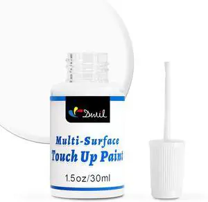 White Touch Up Paint - Multi Surface Touch Up Paint Pen, Scratch Repair for Wall, Door, Cabinets, Metal, Appliance, Wood, Furniture, 1.5 Fl Oz (Semi Gloss, White) White Touch Up Paint - Multi Surface Touch Up Paint Pen, Scratch Repair for Wall, Door, Cabinets, Metal, Appliance, Wood, Furniture, 1.5 Fl Oz (Semi Gloss, White)