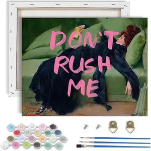 Woman Paint by Numbers Kit for Adults Beginner with Framed | Easy Adult Paint by Number Kits on Canvas DIY Painting for Beginners Art by Numbers for Home Wall Decor 10x12Inch Woman Paint by Numbers Kit for Adults Beginner with Framed | Easy Adult Paint by Number Kits on Canvas DIY Painting for Beginners Art by Numbers for Home Wall Decor 10x12Inch