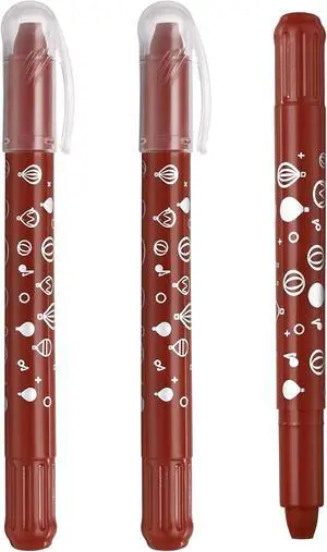 Gel Crayons, 3PCS Watercolor Crayons Silky Water Soluble Twist Bulk for Artists Coloring Drawing Painting, Reddish Brown Crayon Gel Crayons, 3PCS Watercolor Crayons Silky Water Soluble Twist Bulk for Artists Coloring Drawing Painting, Reddish Brown Crayon