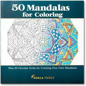Mandala Coloring Book with Circular Grid Templates for Drawing Your Own Mandalas - 50 Original Mandala Illustrations for Coloring Plus 20 Circular Grids for Creating Your Own Mandalas Mandala Coloring Book with Circular Grid Templates for Drawing Your Own Mandalas - 50 Original Mandala Illustrations for Coloring Plus 20 Circular Grids for Creating Your Own Mandalas