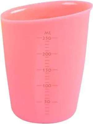 1 Pack Soft Silicone Measuring Cups with Marked 250ml, Flexible Extruded and Poured Double Scale Baking Cups - for Cooking, Resin Mixing, Coffee,Butter, Chocolate, or DIY Projects (Pink) 1 Pack Soft Silicone Measuring Cups with Marked 250ml, Flexible Extruded and Poured Double Scale Baking Cups - for Cooking, Resin Mixing, Coffee,Butter, Chocolate, or DIY Projects (Pink)