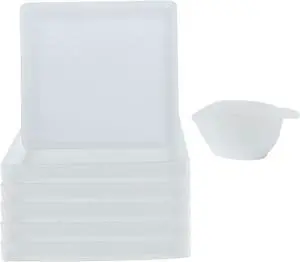 6 Pcs Square Coaster Silica Gel Molds with 1Pcs Mixing Cup | For DIY Resin Coasters, Bowl Mats, Home Decoration, Candle Holders 6 Pcs Square Coaster Silica Gel Molds with 1Pcs Mixing Cup | For DIY Resin Coasters, Bowl Mats, Home Decoration, Candle Holders