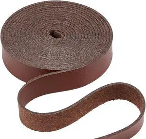 2m x 12.5mm Leather Strap Strips Flat Leather Cord 1.2mm Thick Lychee Grain Threads Rope Strings for DIY Crafts Guitar Belt Boot Lace Bracelet Jewelry Making Braiding, Coconut Brown 2m x 12.5mm Leather Strap Strips Flat Leather Cord 1.2mm Thick Lychee Grain Threads Rope Strings for DIY Crafts Guitar Belt Boot Lace Bracelet Jewelry Making Braiding, Coconut Brown
