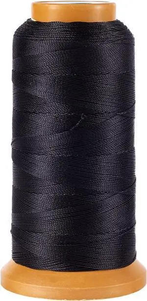 1640Yards 0.12mm Nylon Sewing Thread Polyester Leather Cord Black Beading String Macrame Cord Rope for DIY Necklace Bracelet Handcraft Leather Sewing Bookbinding 1640Yards 0.12mm Nylon Sewing Thread Polyester Leather Cord Black Beading String Macrame Cord Rope for DIY Necklace Bracelet Handcraft Leather Sewing Bookbinding