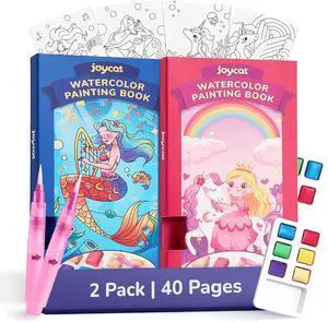 2 Pack Pocket Paint with Water Coloring Books for Kids | Kids Travel Toys, Road Trip Airplane Activity Painting Set, No Mess Art & Craft, Birthday Gifts for Girls & Boys Ages 3-8 2 Pack Pocket Paint with Water Coloring Books for Kids | Kids Travel Toys, Road Trip Airplane Activity Painting Set, No Mess Art & Craft, Birthday Gifts for Girls & Boys Ages 3-8