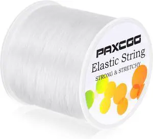 Paxcoo Elastic Bracelet String Cord Stretch Bead Cord for Jewelry Making and Bracelets Making Paxcoo Elastic Bracelet String Cord Stretch Bead Cord for Jewelry Making and Bracelets Making