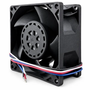 SXDOOL SXD8038B24H-PWM 8038 24V 0.80A DC Fan, 10000 RPM, Dual Ball Bearing, PWM and FG, 4-Wire 300mm Leads SXDOOL SXD8038B24H-PWM 8038 24V 0.80A DC Fan, 10000 RPM, Dual Ball Bearing, PWM and FG, 4-Wire 300mm Leads
