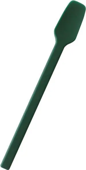 Carrotez Small Silicone Spatula Spoon, 7.3", 1 pc - Deep Green Carrotez Small Silicone Spatula Spoon, 7.3", 1 pc - Deep Green