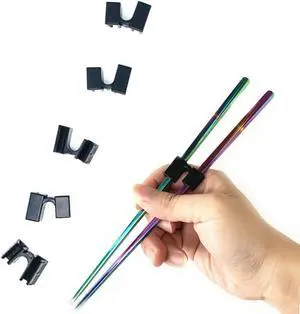 5pcs Reusable Chopsticks Helpers Training Chopstick Hinges Connector 5pcs Reusable Chopsticks Helpers Training Chopstick Hinges Connector