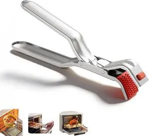 1Pcs Stainless Steel Hot Plate Gripper, Heat Insulation Holder Clip 1Pcs Stainless Steel Hot Plate Gripper, Heat Insulation Holder Clip