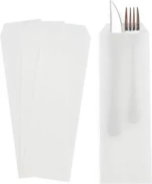 Volanic 100PCS 3X10 Inch Semi-Transparent Glassine Waxed Paper Bags for Kitchen Cutlery Chopsticks Utensils Holder Wedding Party Tableware Silverware Flatware Volanic 100PCS 3X10 Inch Semi-Transparent Glassine Waxed Paper Bags for Kitchen Cutlery Chopsticks Utensils Holder Wedding Party Tableware Silverware Flatware