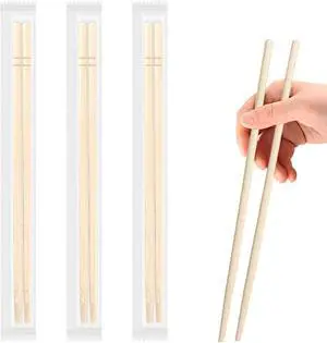 8.5 Inch X 25 Pairs Disposable Chopsticks,Simplea and Minimalistic Design,More Size Choices 7"/8.5"/9.5"/12" 8.5 Inch X 25 Pairs Disposable Chopsticks,Simplea and Minimalistic Design,More Size Choices 7"/8.5"/9.5"/12"