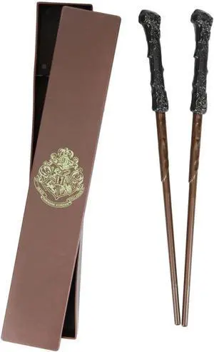 Paladone Harry Potter Wand Chopsticks in Box | Includes 2 Chopsticks & Storage Case | Practical & Magical Harry Potter Dinnerware Gift For Fans Paladone Harry Potter Wand Chopsticks in Box | Includes 2 Chopsticks & Storage Case | Practical & Magical Harry Potter Dinnerware Gift For Fans
