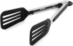 12 Inch Stainless Steel Silicone Cooking Tong (Black) 12 Inch Stainless Steel Silicone Cooking Tong (Black)