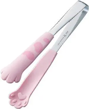 Miya Catch Cat Tongs, 7-Inch, Pink Miya Catch Cat Tongs, 7-Inch, Pink