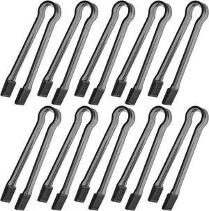10 Pcs Plastic Buffet Serving Tongs, Clear Black Kitchen Tongs Mini Serving Utensil Tongs for Food Ice Salad Buffet Barbecue Cookies, 6.3 Inches 10 Pcs Plastic Buffet Serving Tongs, Clear Black Kitchen Tongs Mini Serving Utensil Tongs for Food Ice Salad Buffet Barbecue Cookies, 6.3 Inches