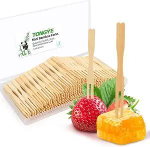 Appetizer Forks Mini, Disposable Mini Fork for Appetizers, Two Prongs Fancy Toothpicks for appetizers Fruits, Charcuterie Forks, Small Tiny Bamboo Wooden Cocktail Picks Forks 3.5 Inch. (150 PCS) Appetizer Forks Mini, Disposable Mini Fork for Appetizers, Two Prongs Fancy Toothpicks for appetizers Fruits, Charcuterie Forks, Small Tiny Bamboo Wooden Cocktail Picks Forks 3.5 Inch. (150 PCS)