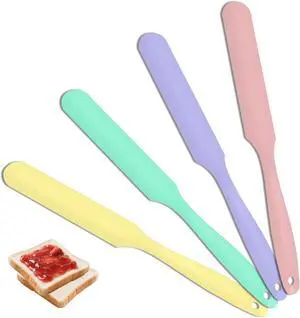 4Pcs Jar Spatula Silicone Long Scraper, Food-grade Cream Spatulas, Heat-Resistant Jam Spreader for Scraping Kitchen Baking Mixing Cake Butter 4Pcs Jar Spatula Silicone Long Scraper, Food-grade Cream Spatulas, Heat-Resistant Jam Spreader for Scraping Kitchen Baking Mixing Cake Butter