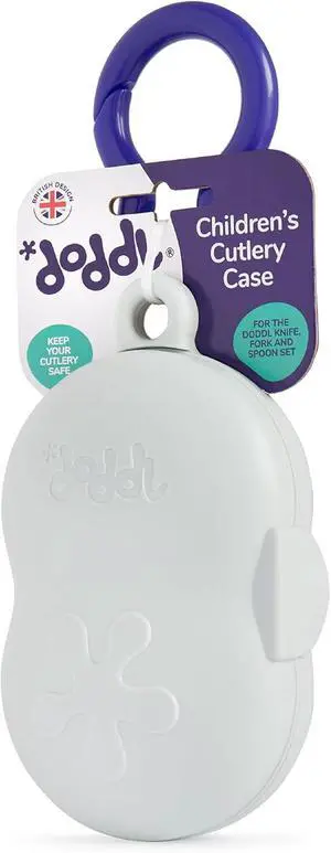 doddl Toddler Travel Utensil Case, Fits Toddler Fork, Spoon and Knife Sets, Clips to Bags & Strollers, Travel Essentials, Dishwasher Safe (Case Only) doddl Toddler Travel Utensil Case, Fits Toddler Fork, Spoon and Knife Sets, Clips to Bags & Strollers, Travel Essentials, Dishwasher Safe (Case Only)