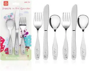 Lehoo Castle 6-Piece Kids Silverware Set, Stainless Steel Toddler Utensils Lehoo Castle 6-Piece Kids Silverware Set, Stainless Steel Toddler Utensils