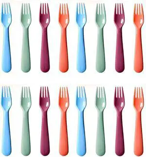 16Pcs Kids Plastic Forks, Macaron-Colored Kids Eating Utensils, Reusable Toddler Silverware Set, BPA Free, Ideal for School Lunch, Camping, Travel, Party Favors, Dishwasher Safe 16Pcs Kids Plastic Forks, Macaron-Colored Kids Eating Utensils, Reusable Toddler Silverware Set, BPA Free, Ideal for School Lunch, Camping, Travel, Party Favors, Dishwasher Safe