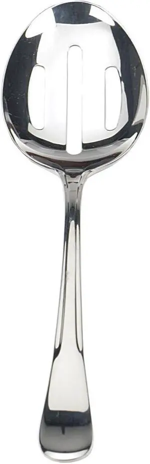 RSVP International Endurance Flatware Collection Stainless Steel, Dishwasher Safe, Slotted Serving Spoon RSVP International Endurance Flatware Collection Stainless Steel, Dishwasher Safe, Slotted Serving Spoon