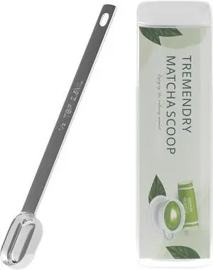 Matcha Scoop, 1g(1/2tsp|2.5ml) Measuring Spoon for Tea Powder Matcha Scoop, 1g(1/2tsp|2.5ml) Measuring Spoon for Tea Powder