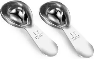 Coffee Scoop 1 Tablespoon Measuring Spoons for Ground Coffee15ML18/8(2pcs). Coffee Scoop 1 Tablespoon Measuring Spoons for Ground Coffee15ML18/8(2pcs).