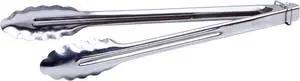 Winco 12" Silver Heavy-Duty Utility Stainless Steel Tongs Winco 12" Silver Heavy-Duty Utility Stainless Steel Tongs