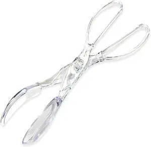 Chef Craft Premium Salad Scissor Tongs, 11.25 inch, Clear Chef Craft Premium Salad Scissor Tongs, 11.25 inch, Clear