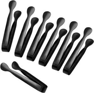 4.3 Inch Mini Serving Tongs Set of 7, 304 Stainless Steel Ice Tongs Sugar Tongs, Small Kitchen Utensils Gadgets for Appetizers, Tea Party, Coffee Bar, Desserts(Dishwasher Safe, Black) 4.3 Inch Mini Serving Tongs Set of 7, 304 Stainless Steel Ice Tongs Sugar Tongs, Small Kitchen Utensils Gadgets for Appetizers, Tea Party, Coffee Bar, Desserts(Dishwasher Safe, Black)
