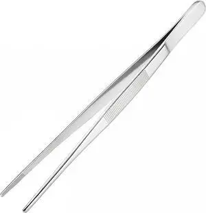 12-Inch Kitchen Tongs & Tweezers, Premium Cooking Utensils for Grilling, BBQ & Meat Handling, Stainless Steel Tong & Tweezer for Home Kitchen 1Pcs HULZJIL 12-Inch Kitchen Tongs & Tweezers, Premium Cooking Utensils for Grilling, BBQ & Meat Handling, Stainless Steel Tong & Tweezer for Home Kitchen 1Pcs HULZJIL