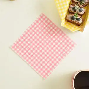 100Pcs Wax Paper Sheets for Food, Basket Liners Food Picnic Paper Sheets Greaseproof Deli Wrapping Sheets, 7 x 7 Inch (Red Checke) 100Pcs Wax Paper Sheets for Food, Basket Liners Food Picnic Paper Sheets Greaseproof Deli Wrapping Sheets, 7 x 7 Inch (Red Checke)