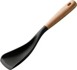LorisArm Large Cooking Spoons for Serving. 11.2" Nonstick Silicone Spoonula with Wooden Handle, Heat Resistant Rubber Serving Spatula Spoon for Baking,Scooping and Scraping. LorisArm Large Cooking Spoons for Serving. 11.2" Nonstick Silicone Spoonula with Wooden Handle, Heat Resistant Rubber Serving Spatula Spoon for Baking,Scooping and Scraping.