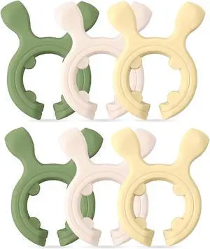 6Pcs Silicone Pot Handle Spatula Rack, Pot Lid Holder, Spoon Holder - Non-Slip Heat Resistant Utensil Rest for Stove, Counter, or Pot Edge While Cooking 6Pcs Silicone Pot Handle Spatula Rack, Pot Lid Holder, Spoon Holder - Non-Slip Heat Resistant Utensil Rest for Stove, Counter, or Pot Edge While Cooking