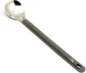 TOAKS Titanium Long Handle Spoon with Polished Bowl TOAKS Titanium Long Handle Spoon with Polished Bowl