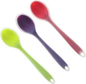 SM SunniMix 3pcs Semi-transparent Silicone Spoon Soup Spoon Coffee Milk Teaspoon SM SunniMix 3pcs Semi-transparent Silicone Spoon Soup Spoon Coffee Milk Teaspoon