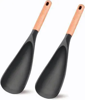 2-Pack Silicone Cooking Spoon & Spatula for Nonstick Cookware, BPA-Free 2-Pack Silicone Cooking Spoon & Spatula for Nonstick Cookware, BPA-Free