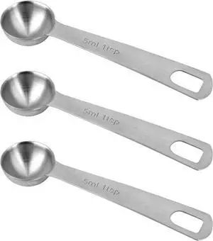 3pcs Measuring Spoon, Stainless Steel Table Spoons Measuring Spoons 3pcs Measuring Spoon, Stainless Steel Table Spoons Measuring Spoons