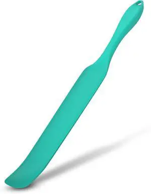 Demao Silicone Blender Spatula & Scraper - Under-Blade & Jar Accessory with Long Handle, Nonstick Surface and Hanging Holes (Cyan) Demao Silicone Blender Spatula & Scraper - Under-Blade & Jar Accessory with Long Handle, Nonstick Surface and Hanging Holes (Cyan)