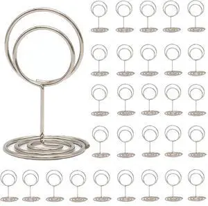 30 Pcs Table Number Holders, Wire Picture Photo Holder,Place Card Stands 30 Pcs Table Number Holders, Wire Picture Photo Holder,Place Card Stands