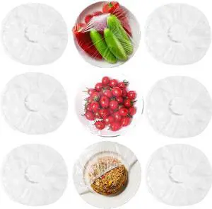 160 pcs Disposable Bowl Covers - Food Cover Stretch Edging, Stretchable Plastic Wrap, Elastic Storage Wraps for Storage Containers, Disposable Fresh Keeping Bag Plastic Cover for Bowl for Family 160 pcs Disposable Bowl Covers - Food Cover Stretch Edging, Stretchable Plastic Wrap, Elastic Storage Wraps for Storage Containers, Disposable Fresh Keeping Bag Plastic Cover for Bowl for Family